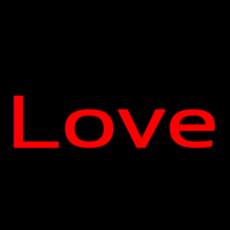 Custom Love Neon Sign USA