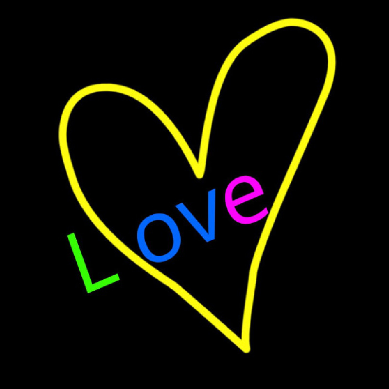 Custom Love Neon Sign USA