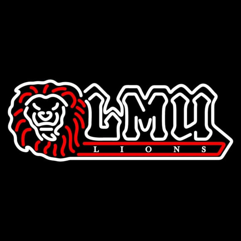 Custom Loyola Marymount Lions Alternate Pres Logo NCAA Neon Sign Neon Sign USA