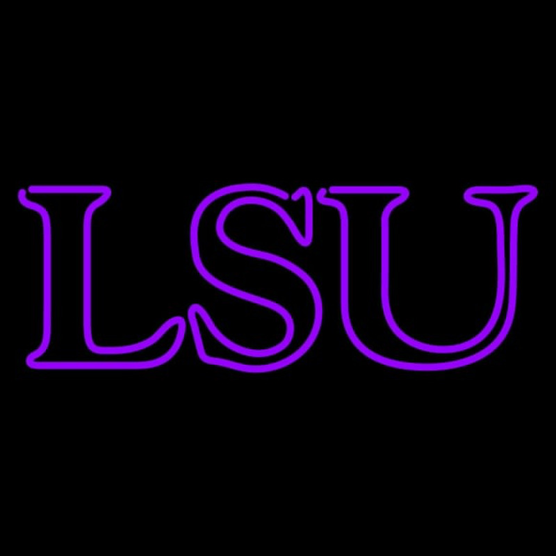 Custom Lsu Tigers Wordmark Logo NCAA Neon Sign Neon Sign USA