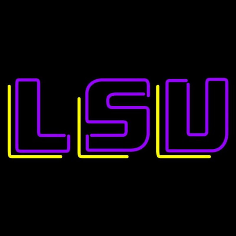 Custom Lsu Tigers Wordmark Pres Logo NCAA Neon Sign Neon Sign USA