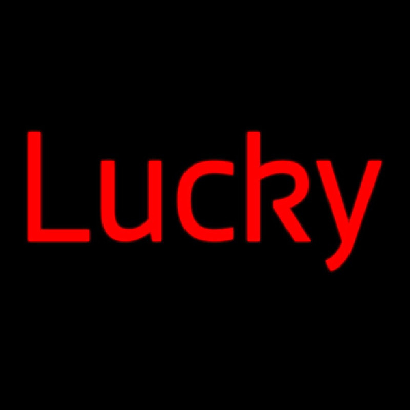 Custom Lucky Neon Sign USA