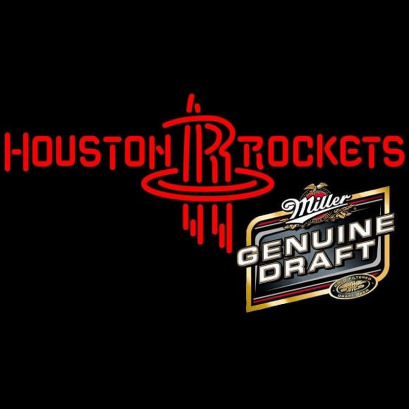 Custom MGD Houston Rockets NBA Beer Sign Neon Sign USA