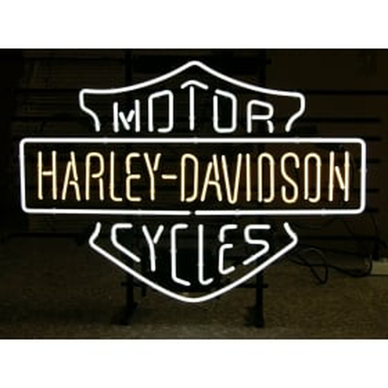Custom MOTOR CYCLES HARLEY-DAVIDSON Neon Sign USA