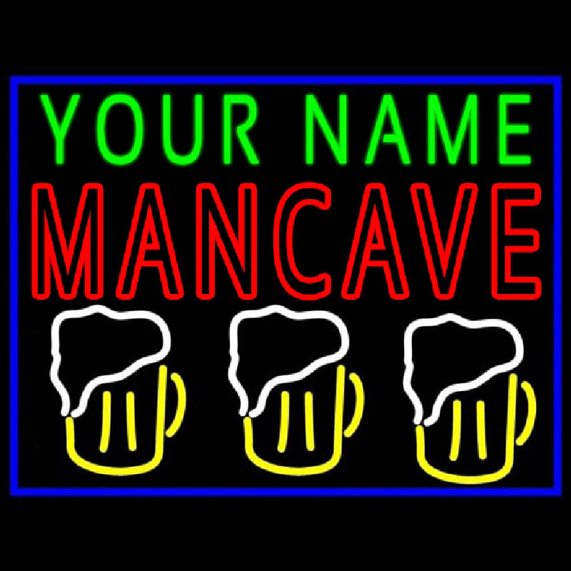 Custom Man Best Friend Man Cave Neon Sign USA