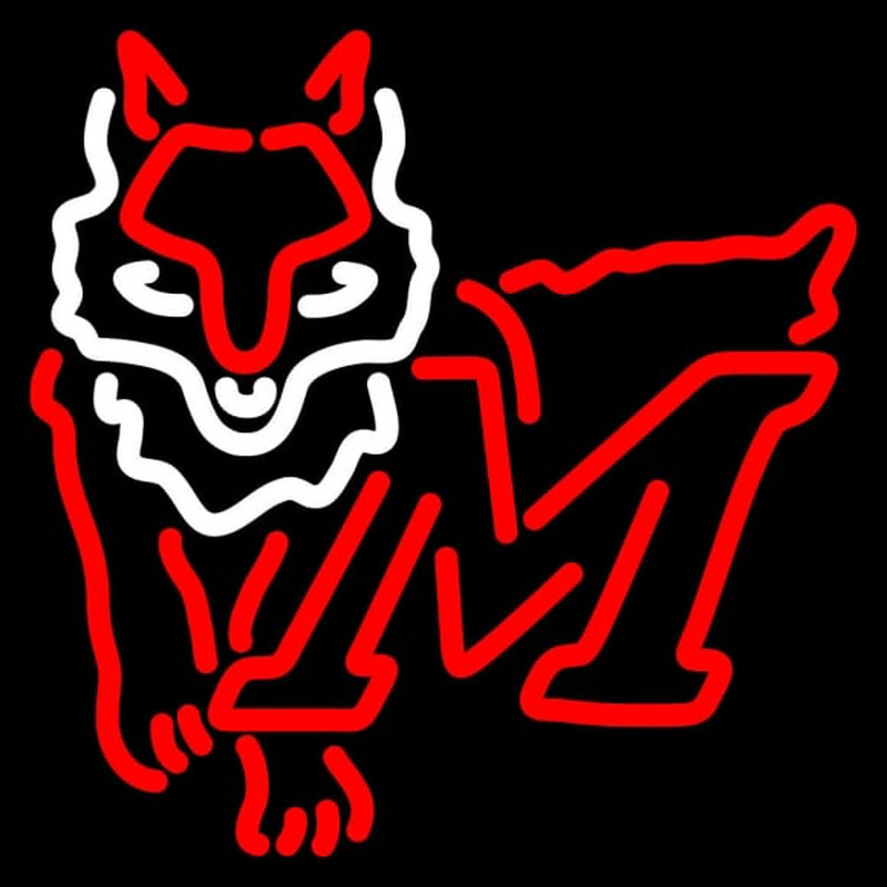 Custom Marist Red Foxes Secondary Pres Logo NCAA Neon Sign USA