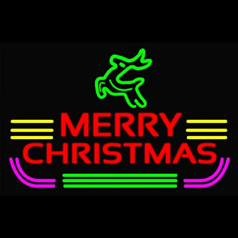 Custom Marry Christmas Logo Neon Sign USA