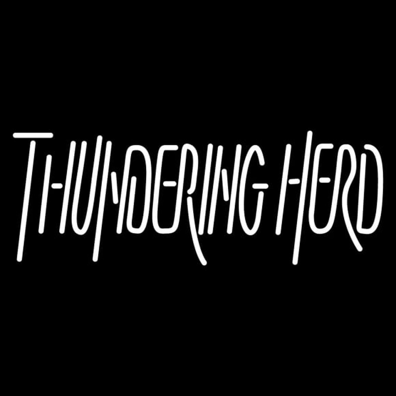 Custom Marshall Thundering Herd Wordmark Pres Logo NCAA Neon Sign Neon Sign USA