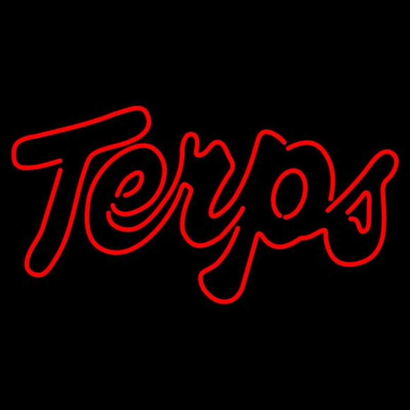 Custom Maryland Terrapins Wordmark Pres Logo NCAA Neon Sign Neon Sign USA