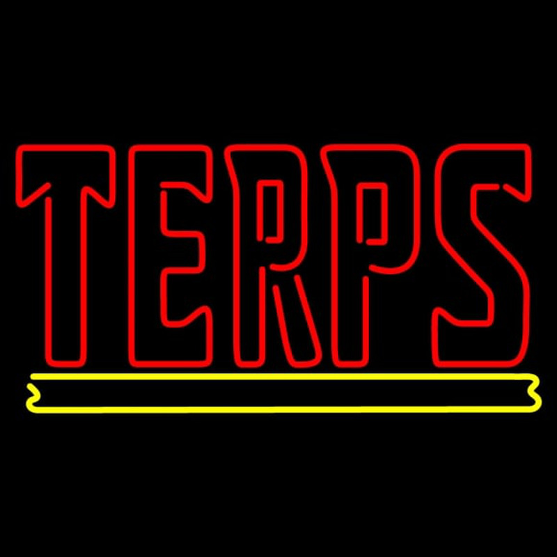 Custom Maryland Terrapins Wordmark Pres Logo NCAA Neon Sign Neon Sign USA