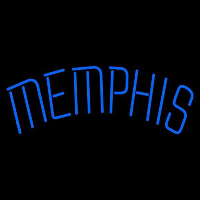 Custom Memphis Grizzlies Wordmark 2004 05 Pres Logo NBA Neon Sign Neon Sign USA
