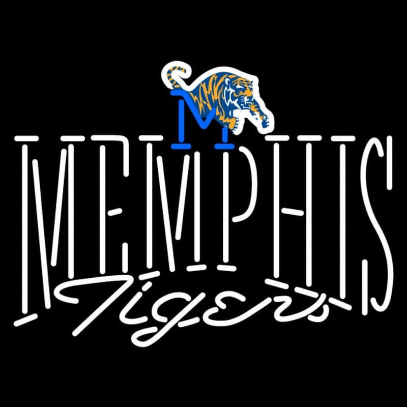 Custom Memphis Tigers Alternate Pres Logo NCAA Neon Sign Neon Sign USA