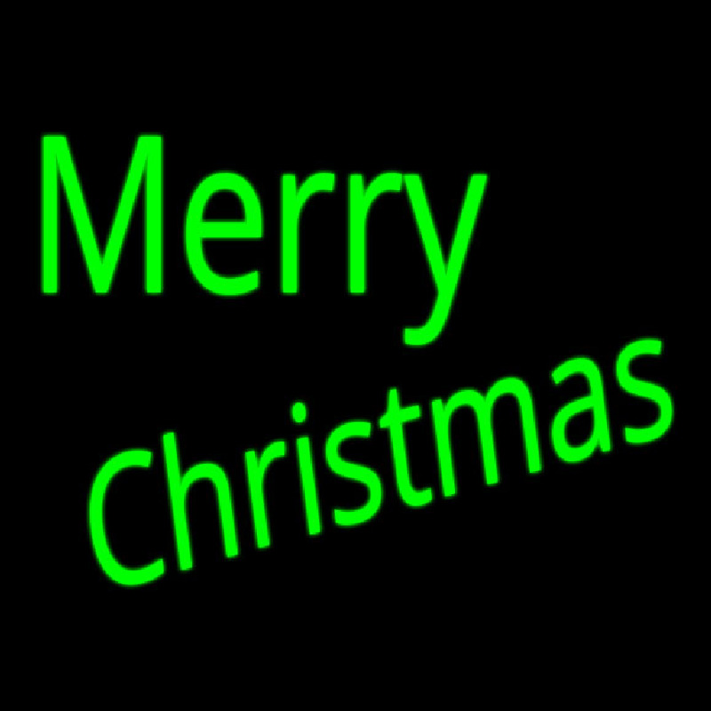 Custom Merry Christmas Neon Sign USA