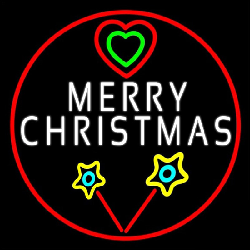 Custom Merry Christmas Neon Sign USA