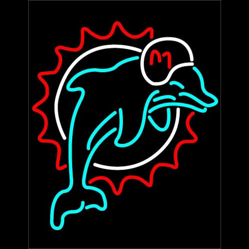 Custom Miami Dolphins NFL Neon Sign x Neon Sign USA