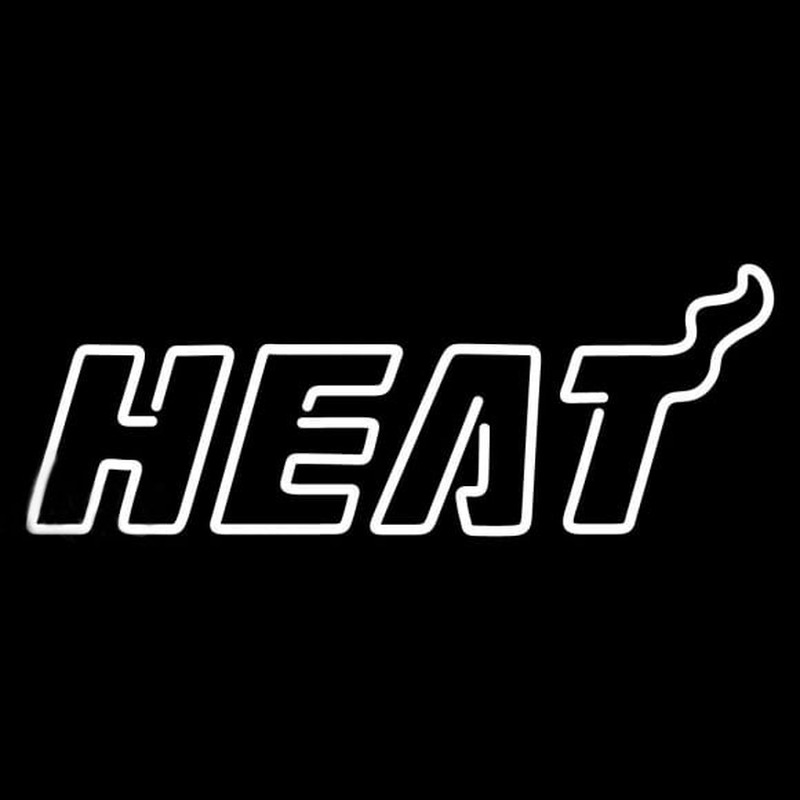 Custom Miami Heat Wordmark 2012 13 Pres Logo NBA Neon Sign Neon Sign USA