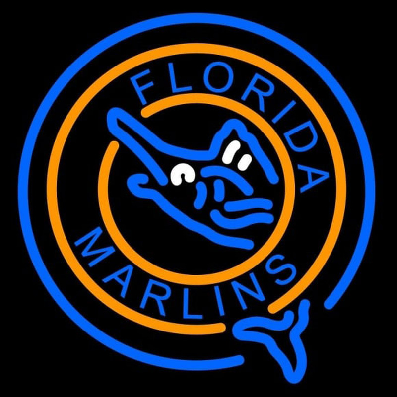 Custom Miami Marlins Alternate 2003 2011 Logo MLB Neon Sign Neon Sign USA