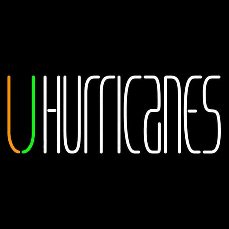 Custom Miami Ohio Redhawks Wordmark 2000 Pres Logo NCAA Neon Sign Neon Sign USA
