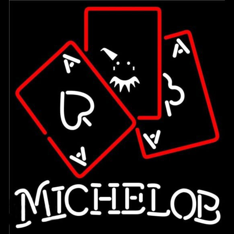 Custom Michelob Ace And Poker Beer Sign Neon Sign USA