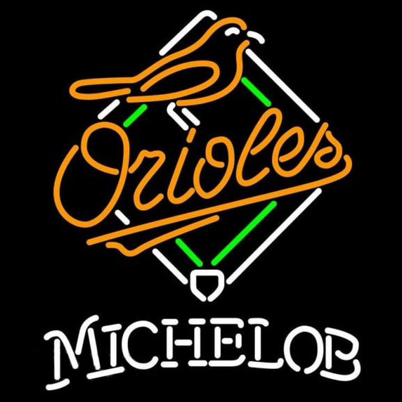 Custom Michelob Baltimore Orioles MLB Beer Sign Neon Sign USA