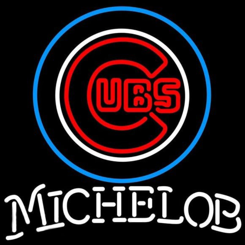 Custom Michelob Chicago Cubs MLB Beer Sign Neon Sign USA