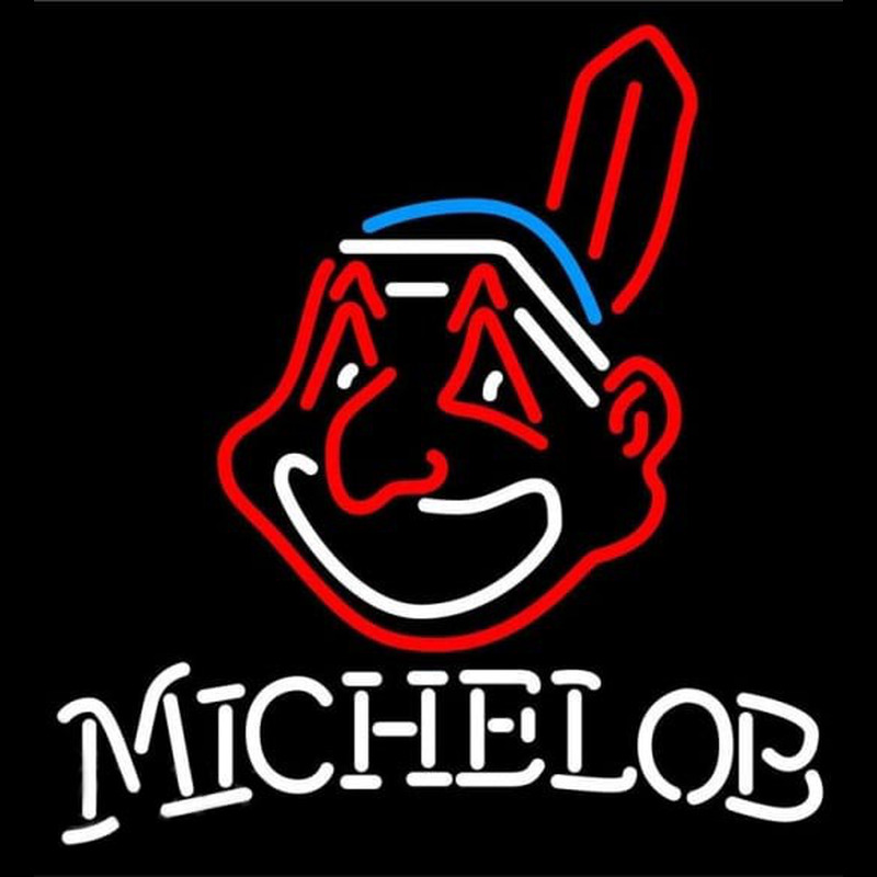 Custom Michelob Cleveland Indians MLB Beer Sign Neon Sign USA