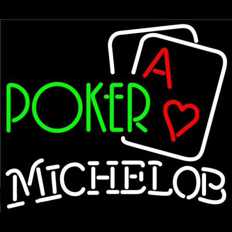 Custom Michelob Green Poker Beer Sign Neon Sign USA