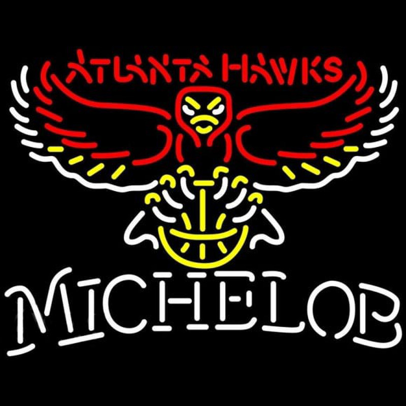 Custom Michelob Logo Atlanta Hawks NBA Beer Sign Neon Sign USA