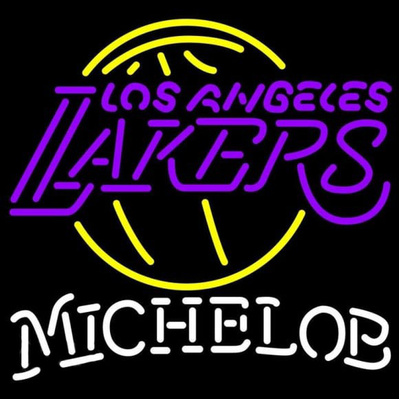 Custom Michelob Los Angeles Lakers NBA Beer Sign Neon Sign USA