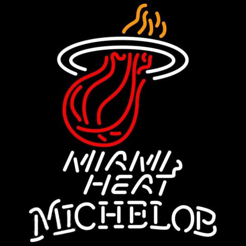 Custom Michelob Miami Heat NBA Beer Sign Neon Sign USA