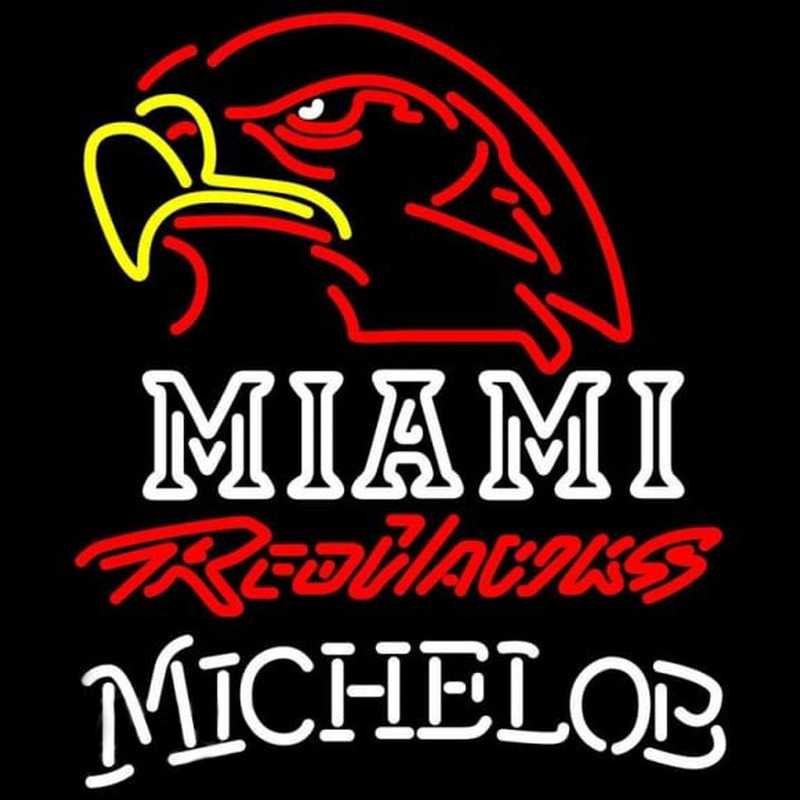 Custom Michelob Miami University Redhawks Beer Sign Neon Sign USA