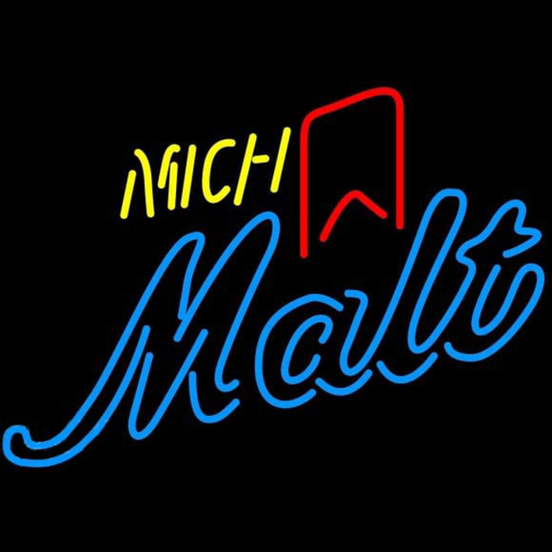 Custom Michelob Mich Malt Red Ribbon Beer Sign Neon Sign USA