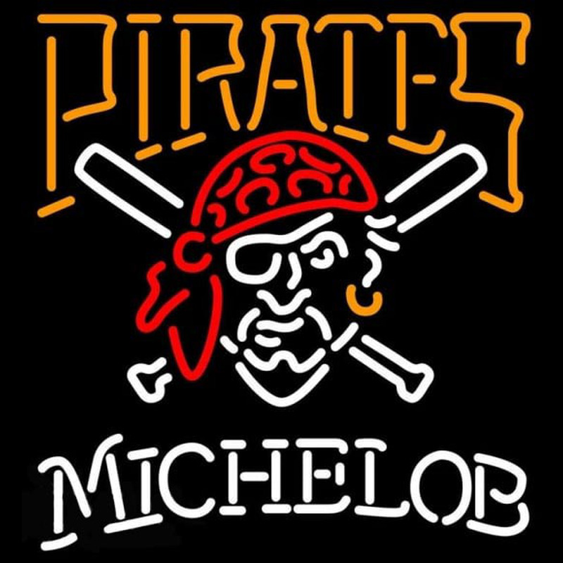 Custom Michelob Pittsburgh Pirates MLB Beer Sign Neon Sign USA
