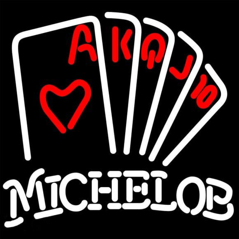 Custom Michelob Poker SeriesBeer Sign Neon Sign USA