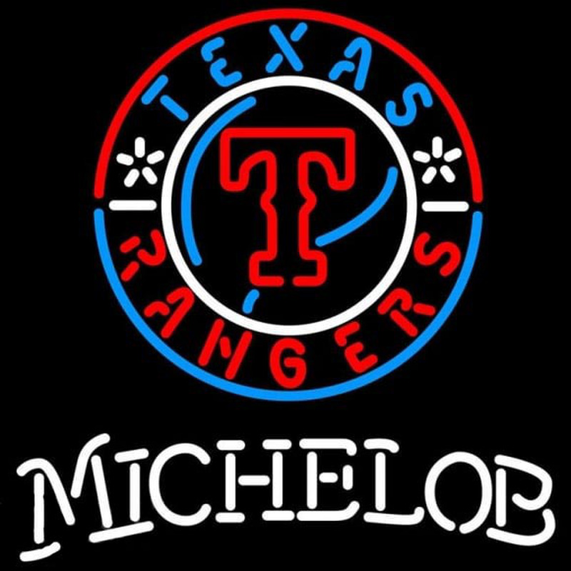 Custom Michelob Texas Rangers MLB Beer Sign Neon Sign USA