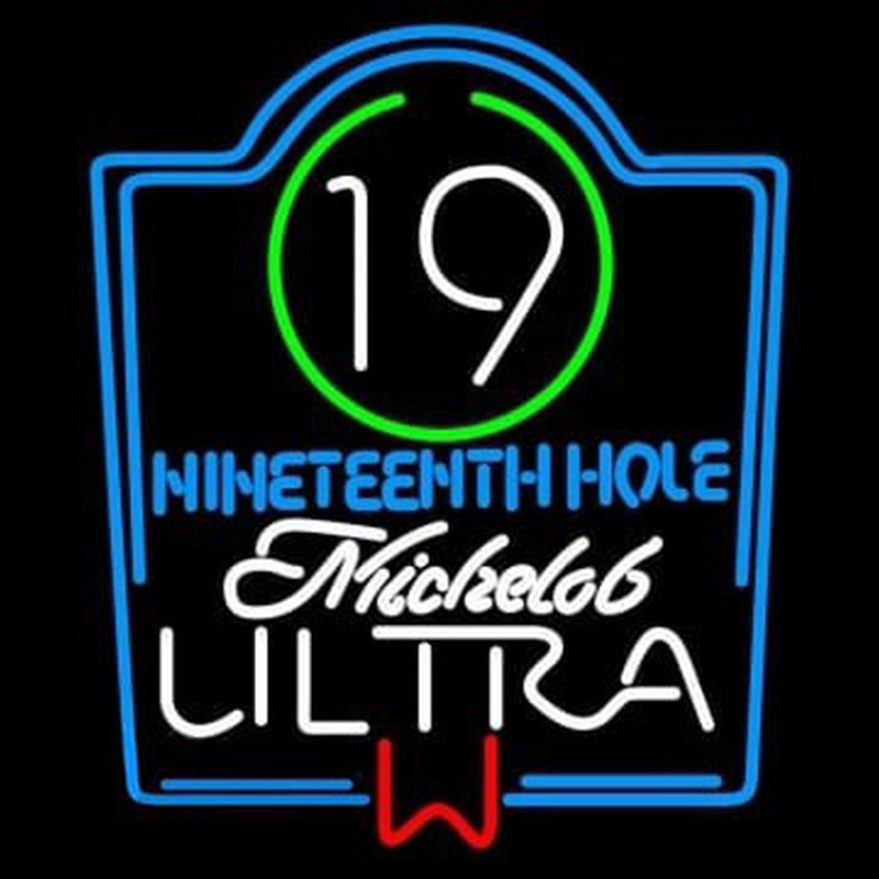 Custom Michelob Ultra 19th Hole Neon Sign USA