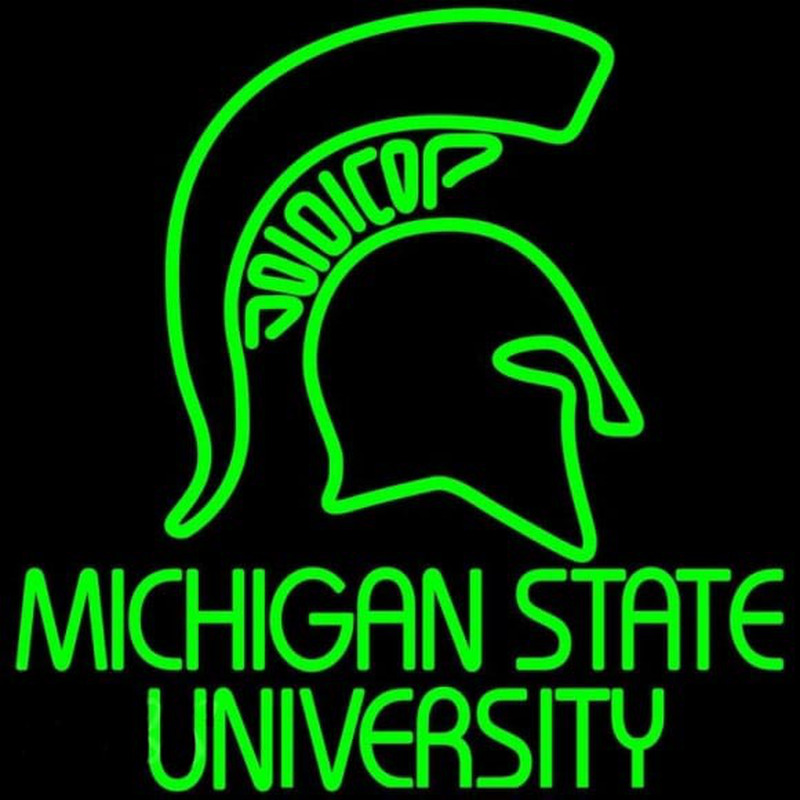 Custom Michigan State Neon Sign Neon Sign USA