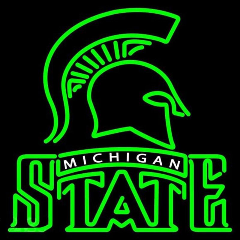 Custom Michigan State Spartans Alternate 1987 Pres Logo NCAA Neon Sign Neon Sign USA