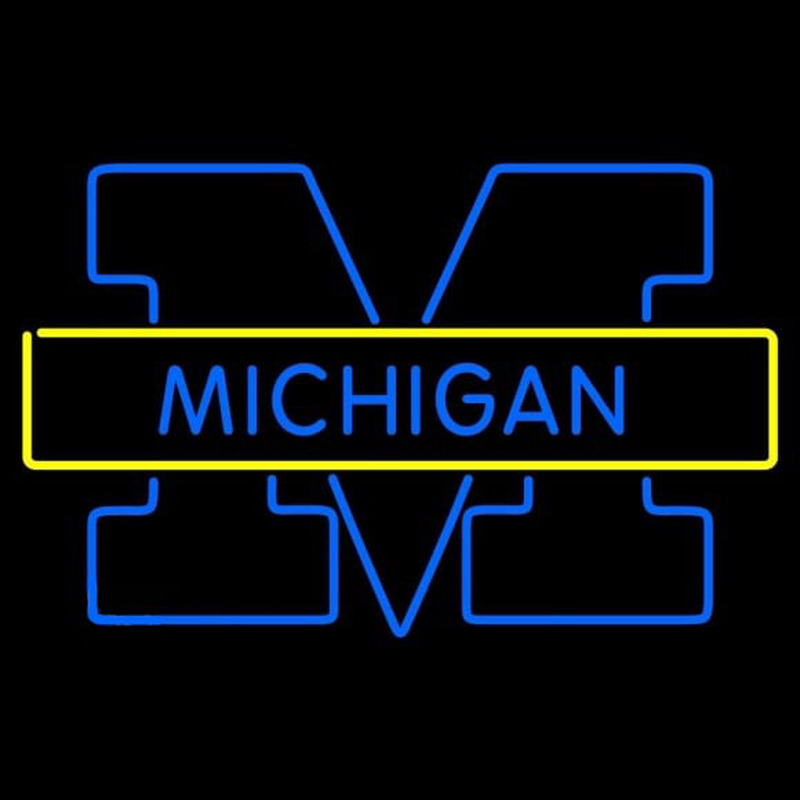 Custom Michigan Wolverines Primary 1996 2011 Logo NCAA Neon Sign Neon Sign USA