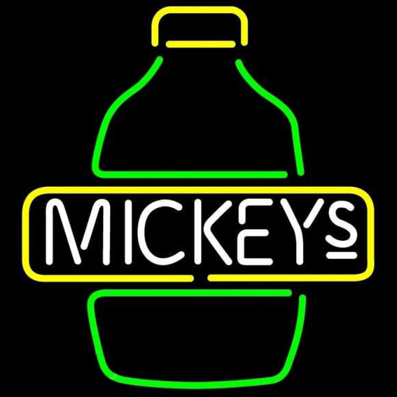 Custom Mickeys Bottle Neon Sign USA