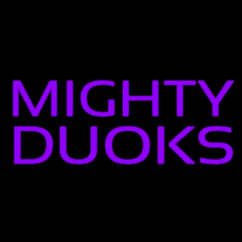 Custom Mighty Duoks Neon Sign USA