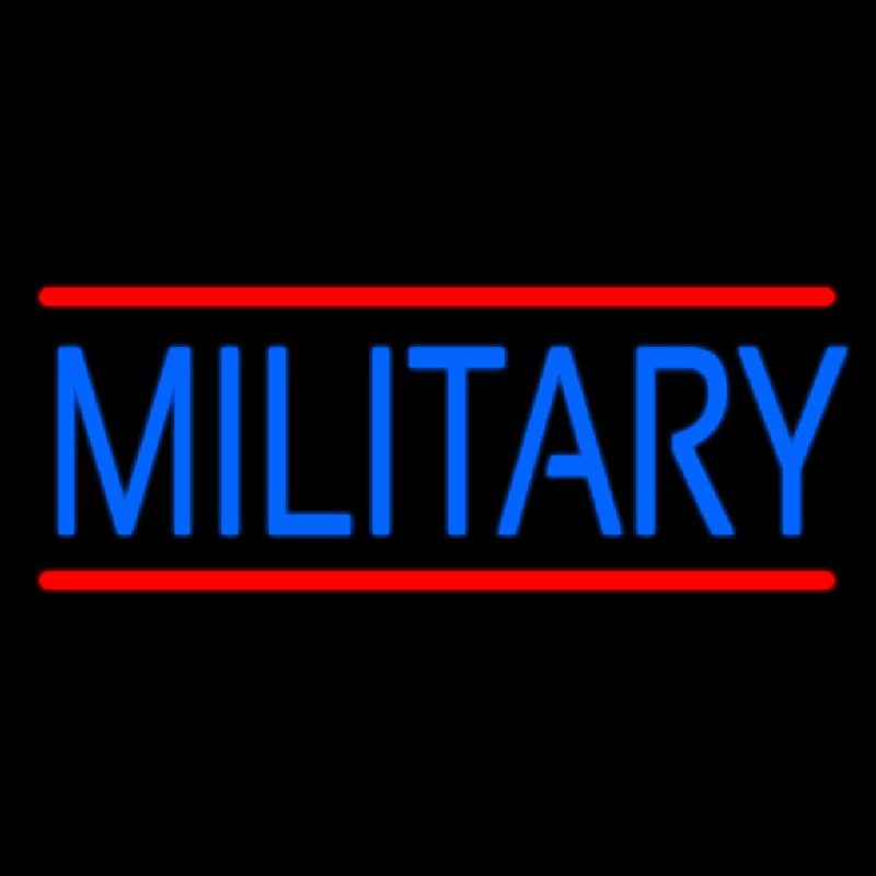 Custom Military Neon Sign USA