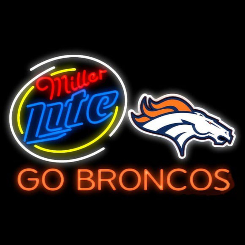 Custom Custom Denver Broncos Wordmark Logo Neon Sign Neon Sign USA