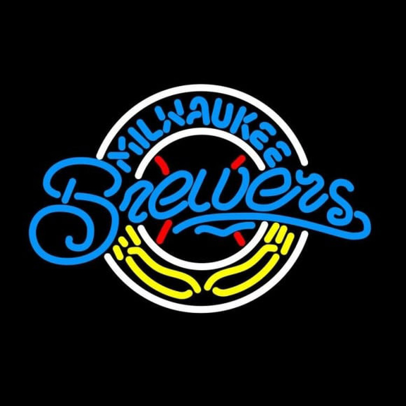 Custom Milwaukee Brewers MLB Neon Sign Neon Sign USA