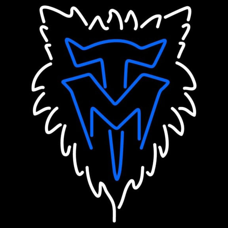 Custom Minnesota Timberwolves Alternate 1996 97 2007 08 Logo NBA Neon Sign Neon Sign USA