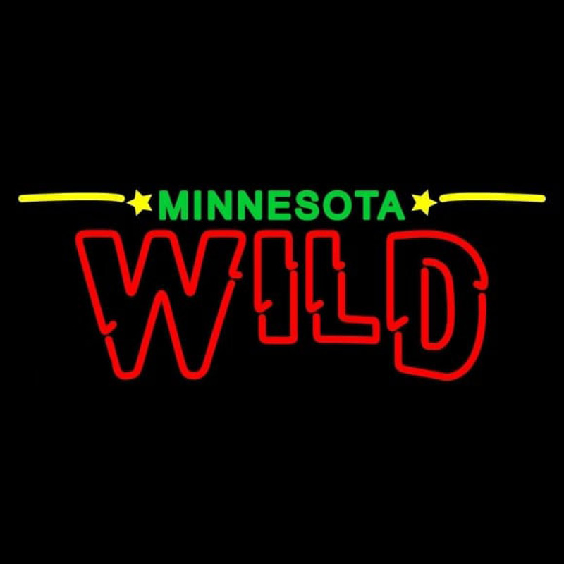 Custom Minnesota Wild Wordmark 2010 11 Pres Logo NHL Neon Sign Neon Sign USA