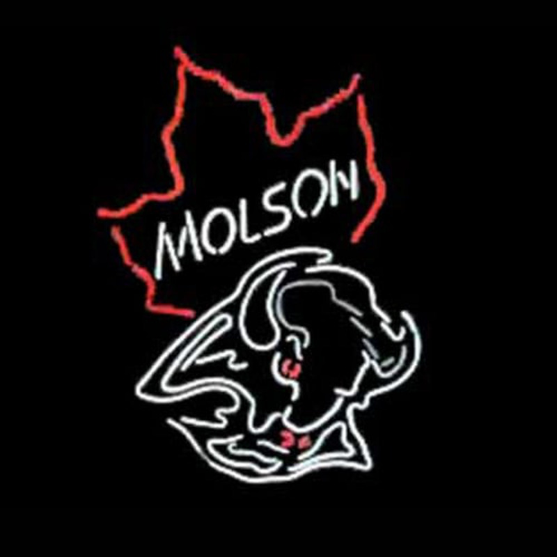 Custom Molson Canadian Bulls Neon Sign USA