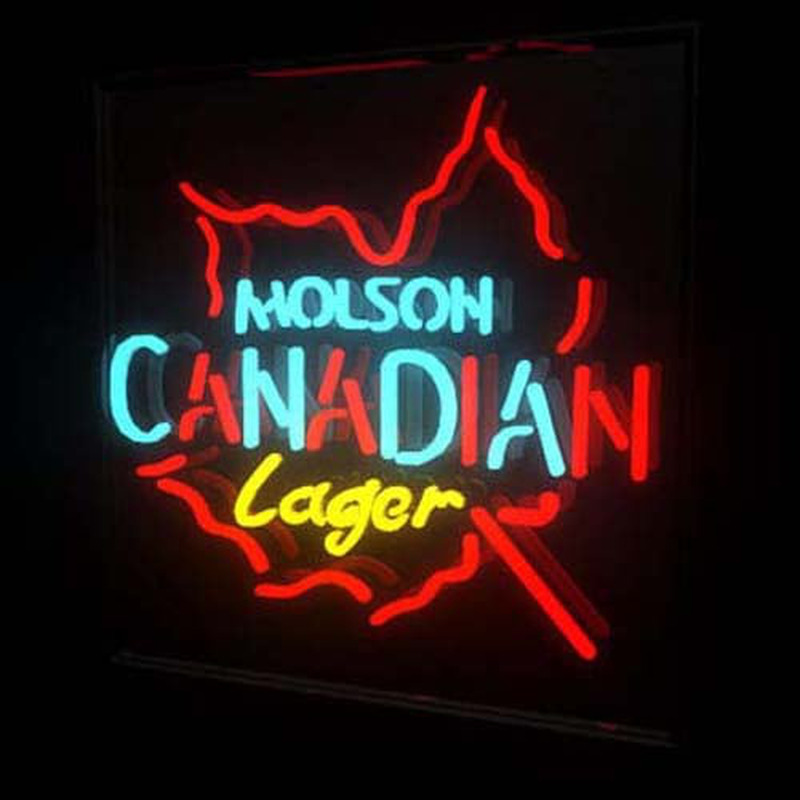 Custom Molson Canadian Lager Beer Neon Sign USA
