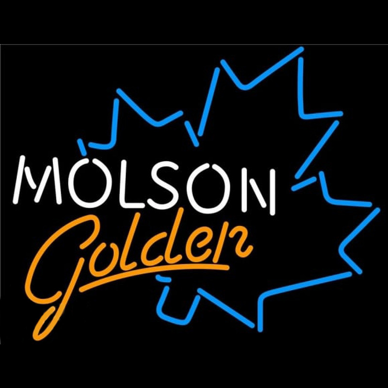 Custom Molson Golden Blue Maple Leaf Beer Sign Neon Sign USA