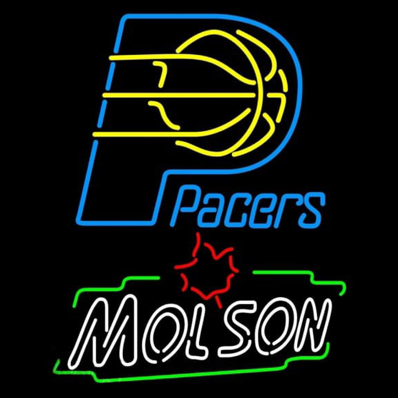 Custom Molson Indiana Pacers NBA Beer Sign Neon Sign USA